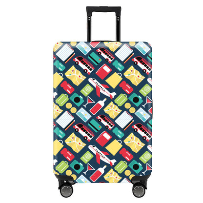Maleta única y moderna con funda elástica, funda protectora para equipaje, funda protectora para maleta de viaje con ruedas, funda antipolvo.