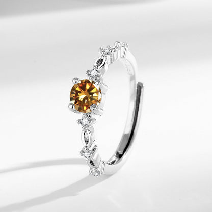 Moissanite Ring Weiblichen Ring Hochwertige Licht Luxus