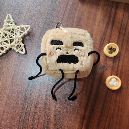 Llavero de juguete de tofu apestoso