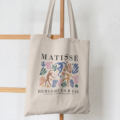 Bolsa de lona con estampado de mariposa y hongo