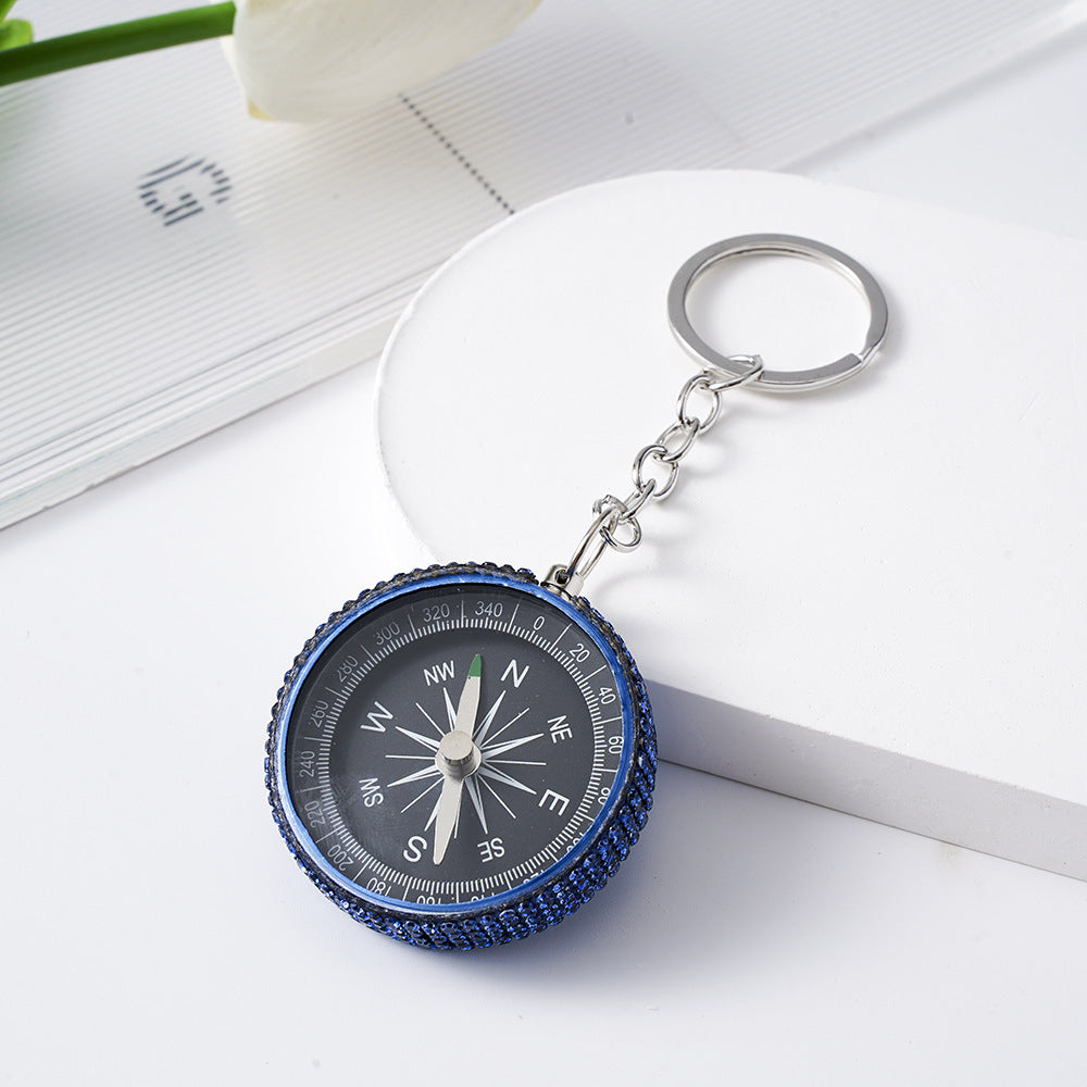 Diamond G44-2 Outdoor Mini Aluminum Alloy Compass Key Chain