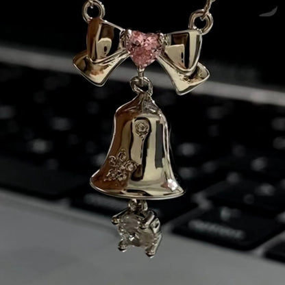 Jingling Bell Halskette Weibliche Ins Nische Temperament Hohe Sinn