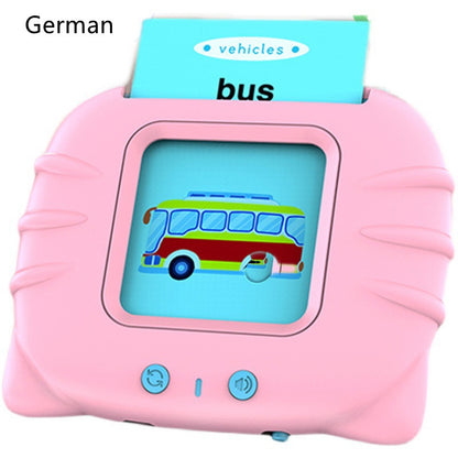 Karte Frühe Bildung Kinder Aufklärung Englisch Lernen Maschine