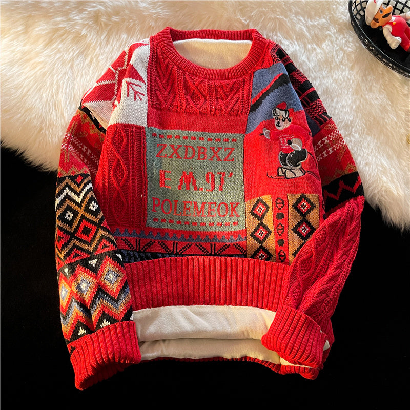 Lazy Style Loose And Thick Sweater