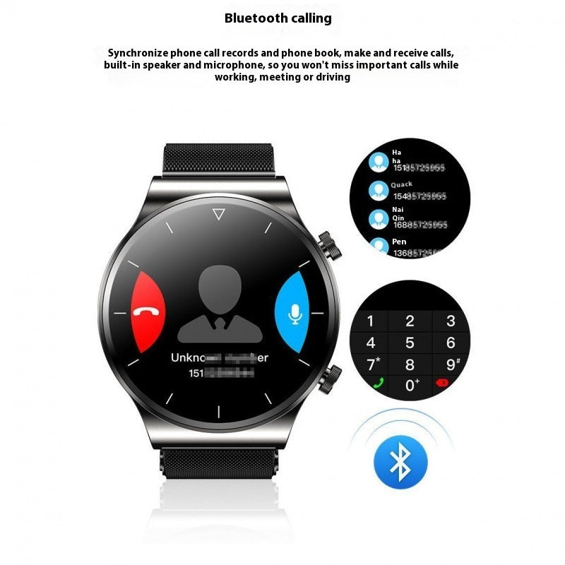 Smart Watch Blood Sugar Blood Pressure Bluetooth Calling Multi-function