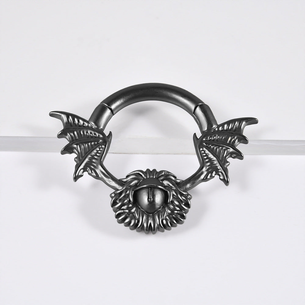 Fashion Sharp Cone Round Magnet Ear Extender