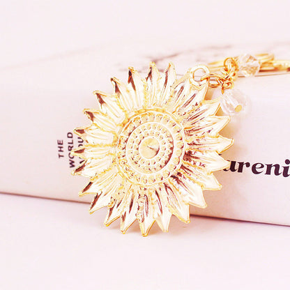 Accesorios para llaveros con forma de girasol