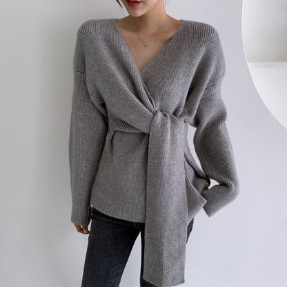 Französisches Slouchy-Strickdesign für Damen
