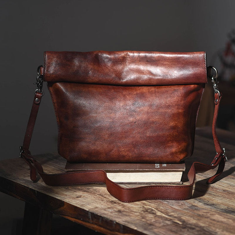 Vintage Tanned Leather Handmade