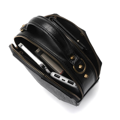 Bolso de hombro estilo retro industrial punk