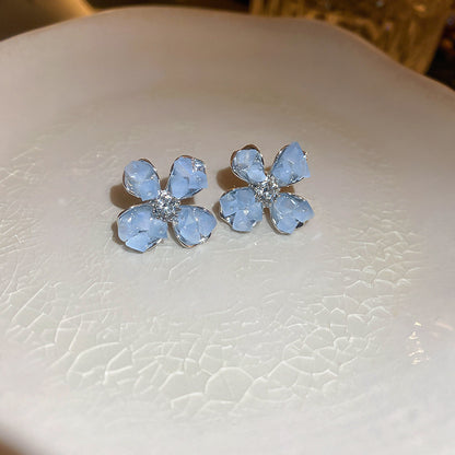 Pendientes redondos con borlas de concha y diseño de flores, ligeros, de lujo y de gran sentido.