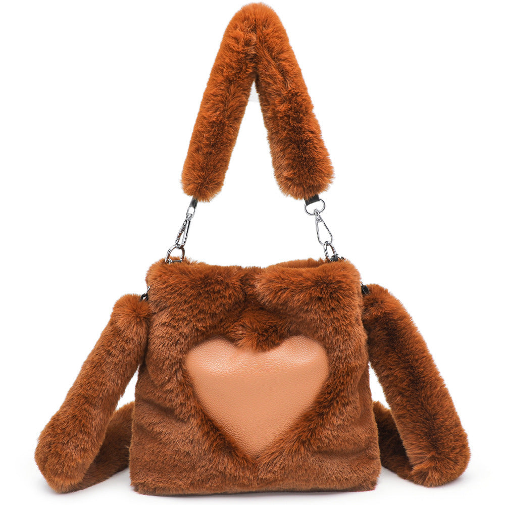 Aurora Fluff Top-Handle Bag