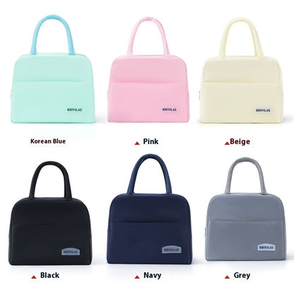 Twill-Lunchtasche für Büroangestellte, tragbare Isoliertasche