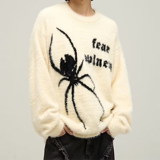 Retro Minority Spider Sweater All-match Fashion Knitwear