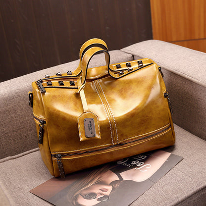 Bolso de mano de un solo hombro estilo retro europeo y americano