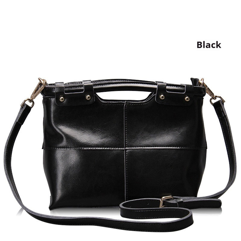 Retro Women's Leather Messenger Bag