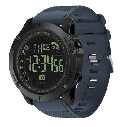 Reloj electrónico redondo resistente al agua con contador de pasos y llamadas para deportes de fitness