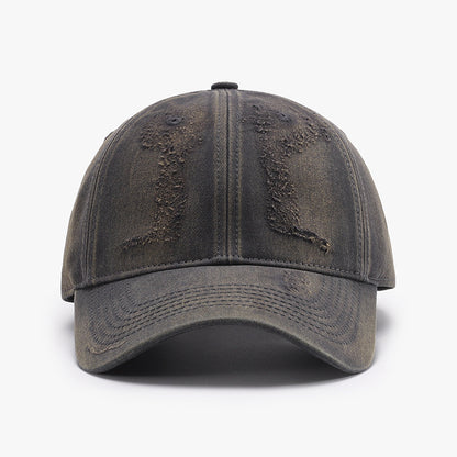 Gorra con visera estilo americano retro con aspecto de cara para hombre