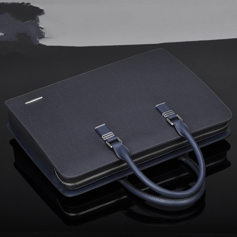 Maletín de negocios con cerradura de combinación y múltiples compartimentos para hombre