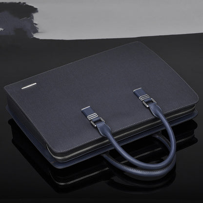 Maletín de negocios con cerradura de combinación y múltiples compartimentos para hombre
