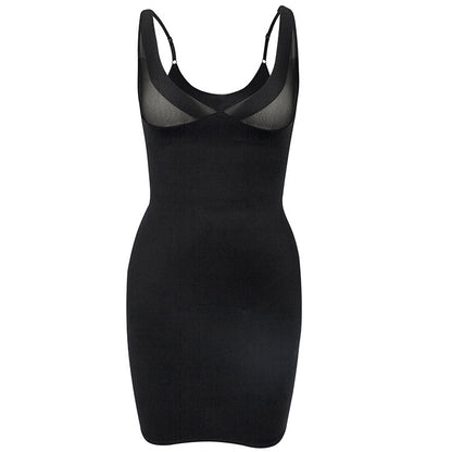 Faja moldeadora de una pieza minimalista para mujer con fruncido y accesorios para el pecho