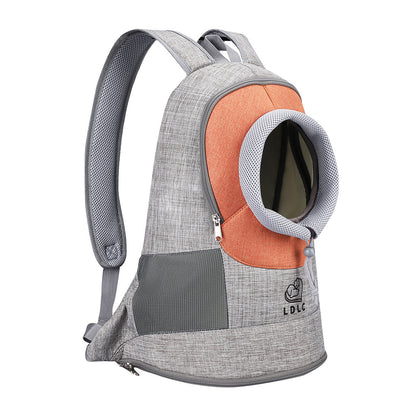 Mochila portátil y transpirable para mascotas, ideal para el hombro, para perros y gatos.