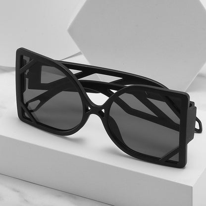 Gafas de sol con montura cuadrada grande, moda para hombres y mujeres