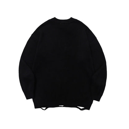 American Vintage High Street Washed Old Split Sweater Male