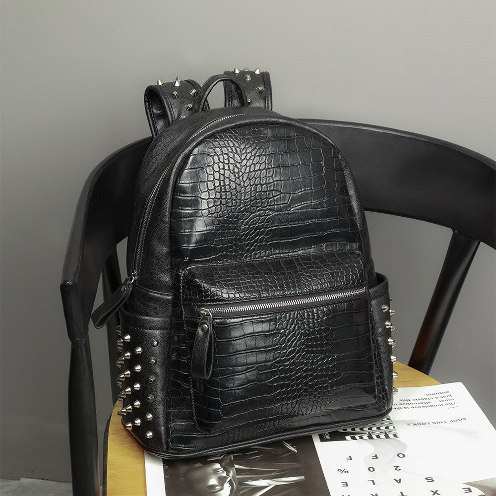 Luxury Modern Black Backpack