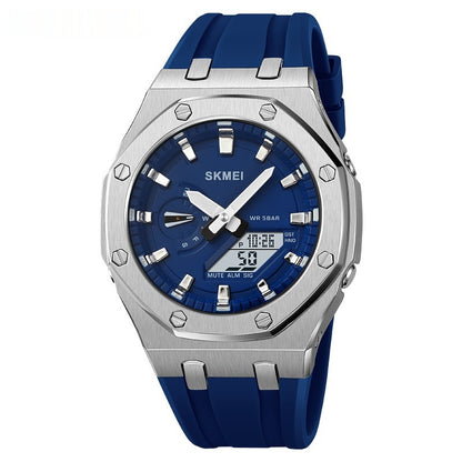 Reloj electrónico luminoso deportivo multifuncional resistente al agua