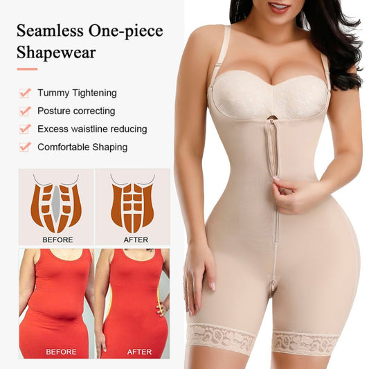 Stretch Mesh Shapewear Pants Zipper - BAGMODA