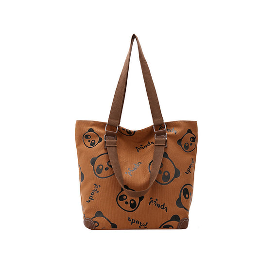 Cute Panda Canvas Bag