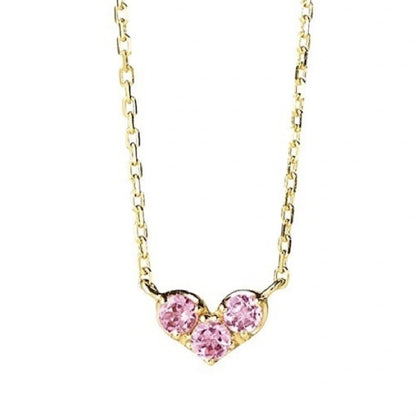 Collar con piedras de nacimiento de amor de enero a diciembre (Nicho)