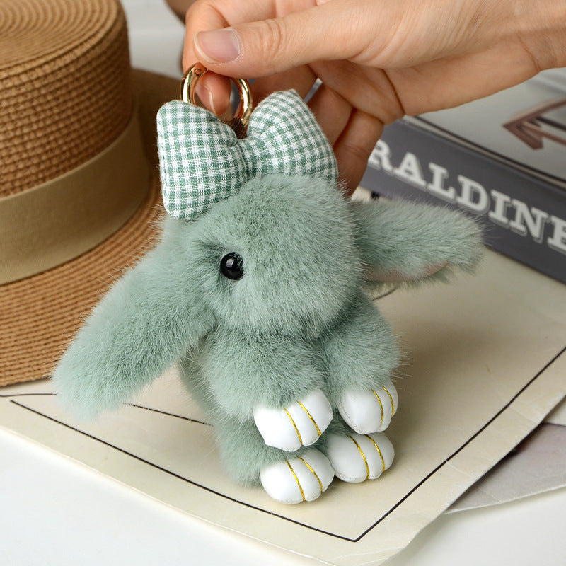 Cartoon Plush Bunny Keychain Pendant
