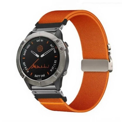 Correa de reloj tejida con cordón elástico para hombre