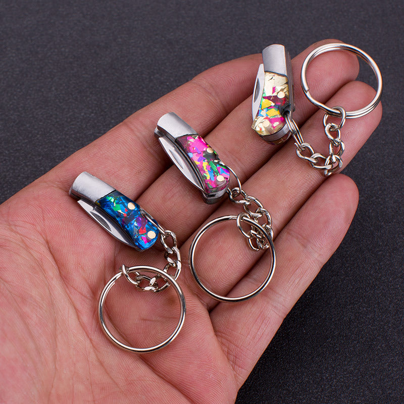 Split Quick Knife Folding Pocket Your Keychain
