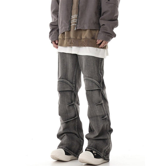 Retro Washed Distressed Skinny Jeans Casual Pants For Men - BAGMODA