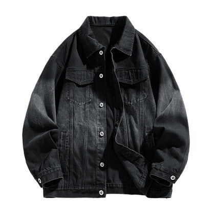 Herren Retro Trendy Loose Jeansjacke