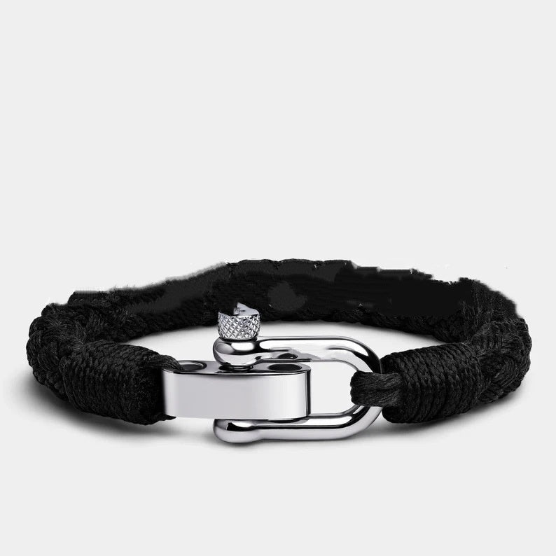 Cross-border Sale Nautical Stainless Steel U-shaped Buckle Bracelet Wholesale