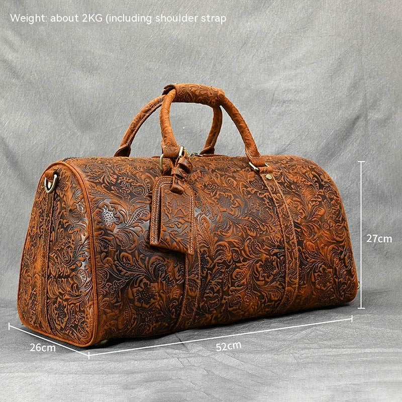 Rustic Luxe Vintage Leather Handbag