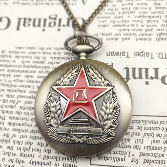 Universal Pointer Digital Retro Pocket Watch