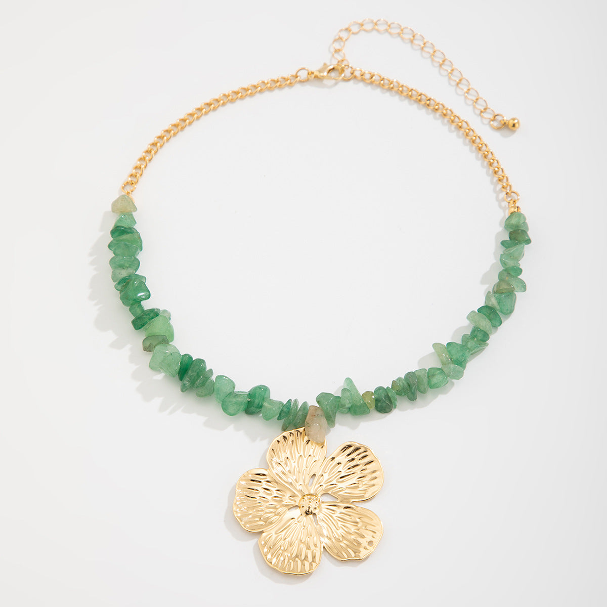 Irregular Beach Wind Gravel Clavicle Chain