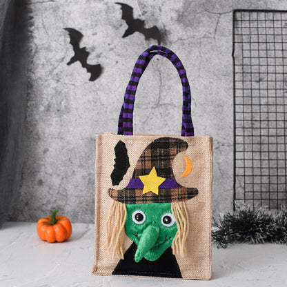 Bolsa de regalo de Halloween no tejida, bolsa para dulces
