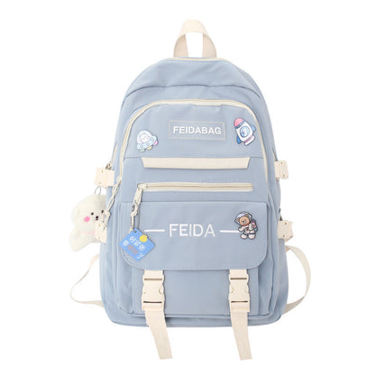 Elegante mochila Mori Leisure de gran capacidad para estudiantes de secundaria