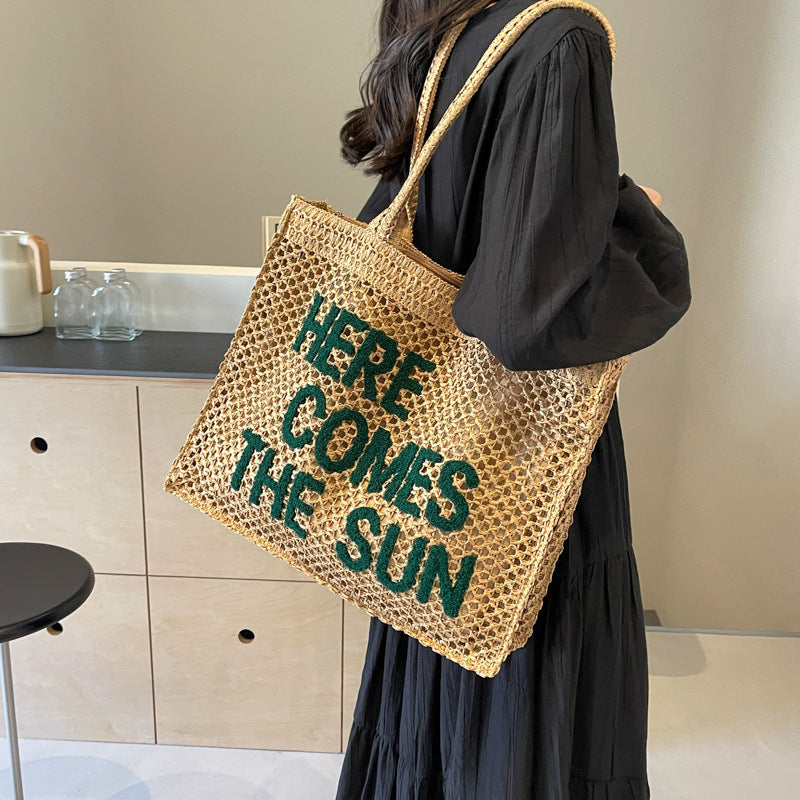 Weaving Hollow Tote Bag