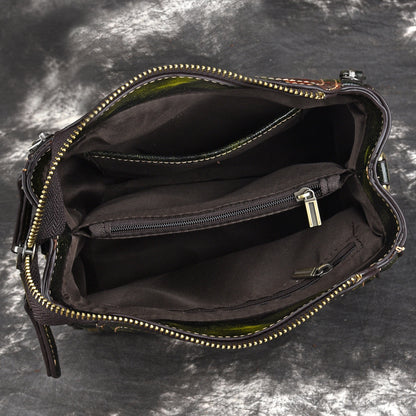 Bolso de piel auténtica europea
