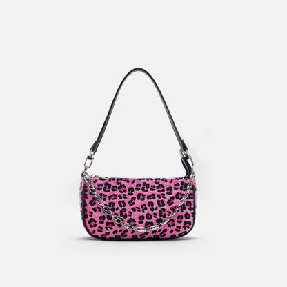 Bolso bandolera de cadena con forma de baguette