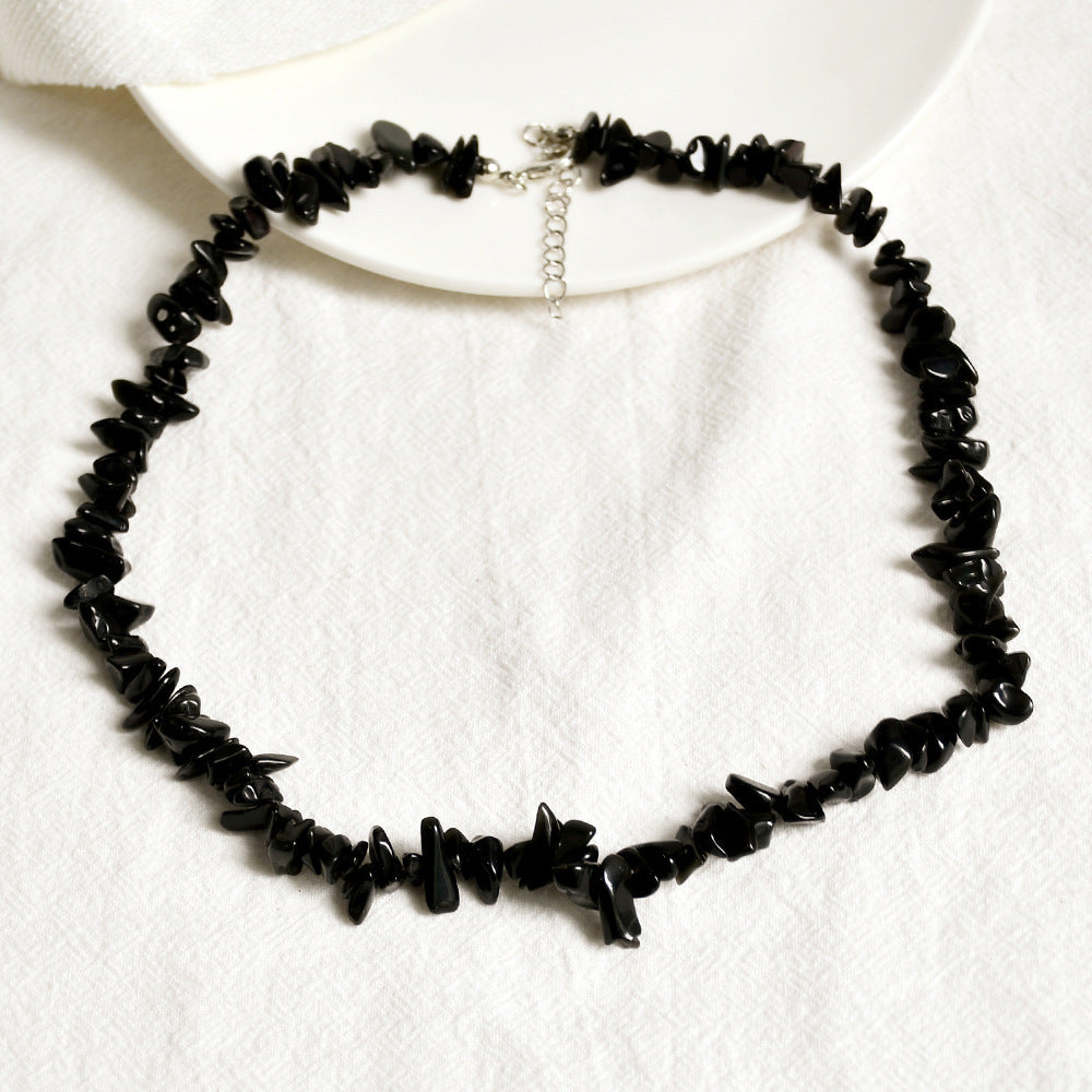 Vacation Style Color Crystal Necklace For Women
