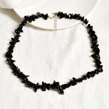 Collar de cristal de colores estilo vacaciones para mujer