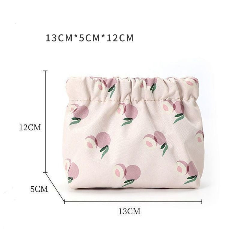 Printing Mouth Red Bag Storage Bag Portable